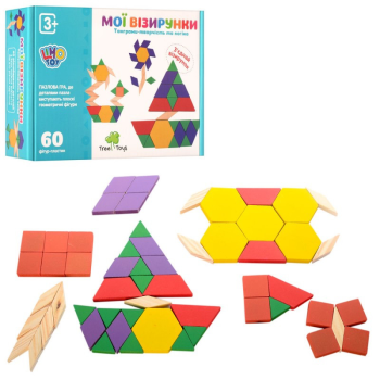 Дерев'яна іграшка Tree Toys Пазли MD0944 60 деталей