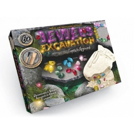 Ігровий набір для розкопок Danko Toys Jewels Excavation ДТ-ТО-09114