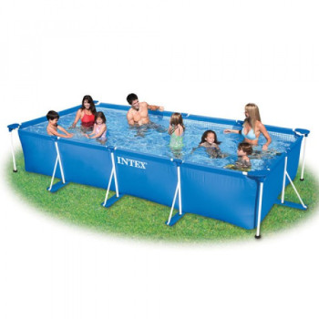 Басейн каркасний Intex Rectangular Frame Pool 28273 450х220х84 см 7127 л