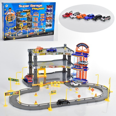 Гараж ігровий в наборі P2788A 57х50 см