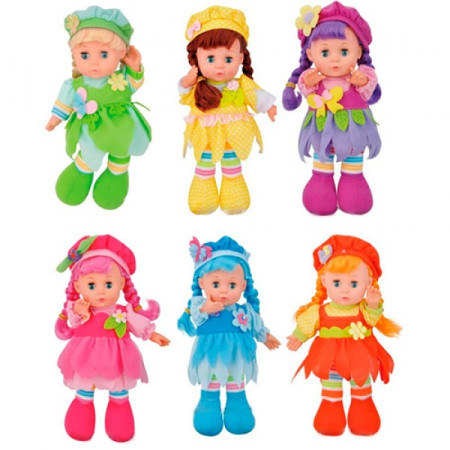Лялька м'яконабивна LY3011-2-3-4-5-6 28 см