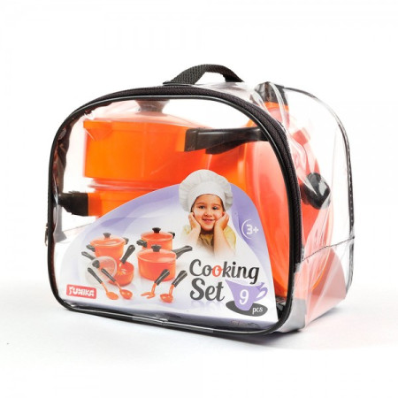 Ігровий набір дитячого посуду Юніка Cooking Set 71474 9 предметів