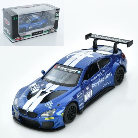 Машинка інертна Auto Mir BMW M6 GT3 AS-3041 11.5 см Машинка інертна Auto Mir BMW M6 GT3 AS-3041 11.5 см