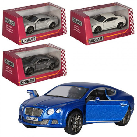 Машинка інертна Kinsmart Bentley Motors KT-5369-W 12.5х6х3.5 см Машинка інертна Kinsmart Bentley Motors KT-5369-W 12.5х6х3.5 см