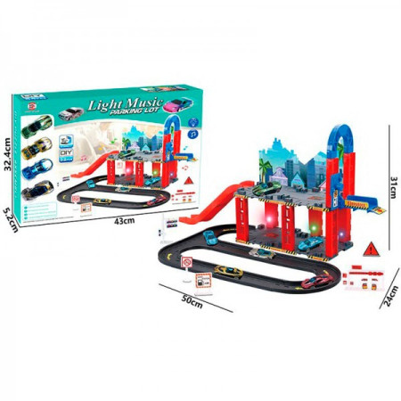 Гараж ігровий у наборі 0908-75A 50х33х20 см