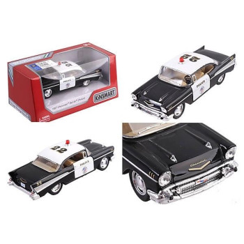Машинка поліцейська інертна Kinsmart Chevrolet Bel Air KT5323W 12 см
