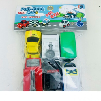 Набір машинок YS2825-6 5 см 6 шт