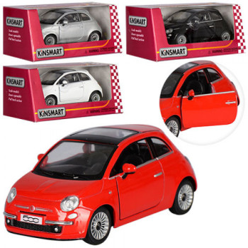 Машинка інертна Kinsmart Fiat 500 Nuova KT-5345-W 12.5 см