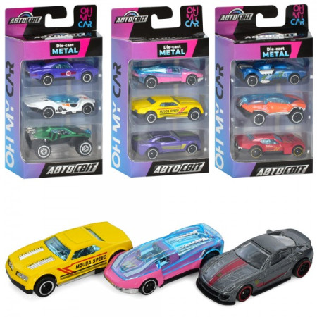 Набір інертних машинок Auto Mir AS-2941 3 шт