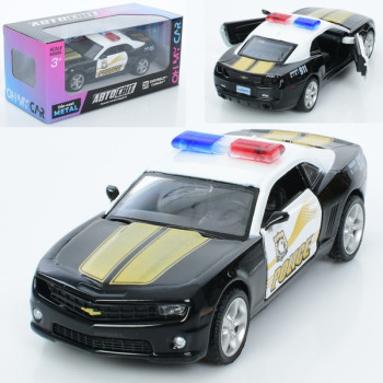 Машинка поліцейська інертна Auto Mir Chevrolet Camaro AS-3127 12 см