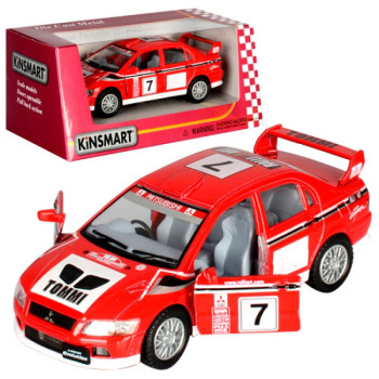 Машинка інертна Kinsmart Mitsubishi Lancer KT-5048-W 12.5 см