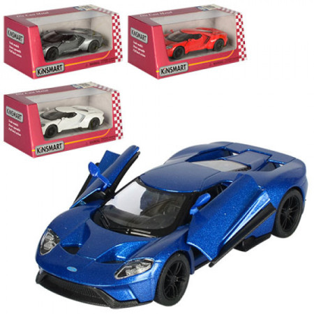 Машинка інертна Kinsmart Ford GT KT-5391-W 12 см