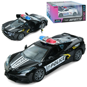 Машинка поліцейська інертна Auto Mir Corvette AS-3002 11.5 см