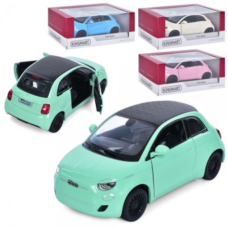 Машинка инертная Kinsmart Fiat 500 KT5440WY 13 см Машинка инертная Kinsmart Fiat 500 KT5440WY 13 см