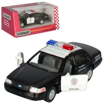 Поліцейська Машинка інертна Kinsmart Ford KT-5327-W 12 см