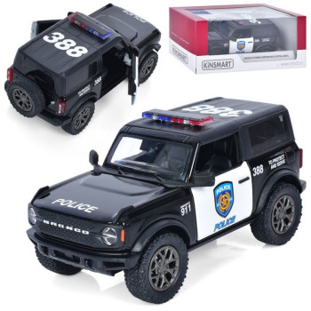 Машинка поліцейська інертна Kinsmart Ford Bronco KT5438WP 12.5 см