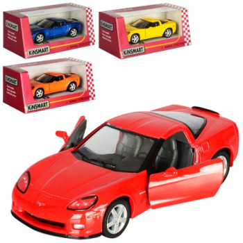 Машинка інертна Kinsmart Chevrolet Corvette KT-5320-W 12.5 см