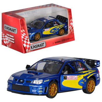 Машинка інертна Kinsmart Subaru Impreza WRS KT-5328-W 12.5 см