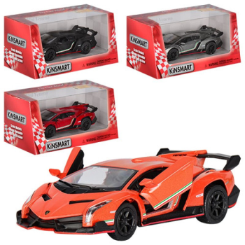 Машинка інертна Kinsmart Lamborghini Veneno KT5367W 13 см