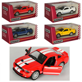 Машинка інертна Kinsmart Ford Mustang KT-5310-W 12 см