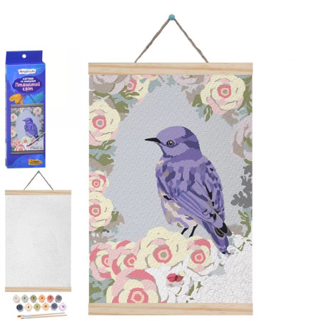 Картина за номерами Limo Toy Пташина квітка M 5869 UA 40х29 см