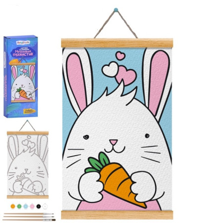 Картина за номерами Limo Toy Мрійливий пухнастик M 6101 UA 20х30 см