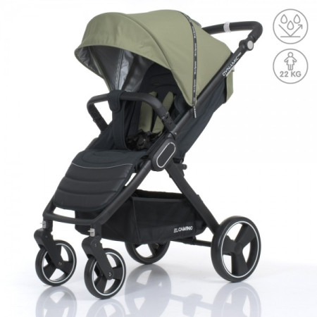 Коляска прогулянкова El Camino Dynamic Pro ME-1053N-Khaki хакі
