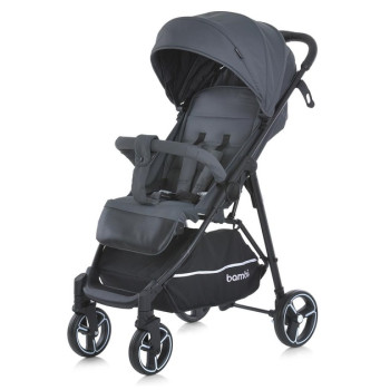 Коляска прогулянкова Bambi M-4249-2-Gray-Matt сіра