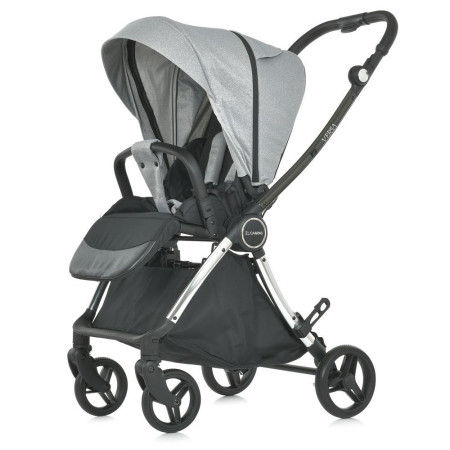 Коляска прогулянкова El Camino Versa Melange Gray ME-1078-Melange-Gray сіра
