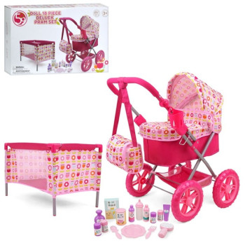 Коляска з манежем для ляльки T837048