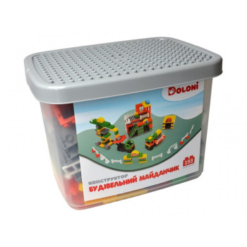Конструктор ігровий Doloni Toys Будівельний майданчик 013888-37 193 деталей