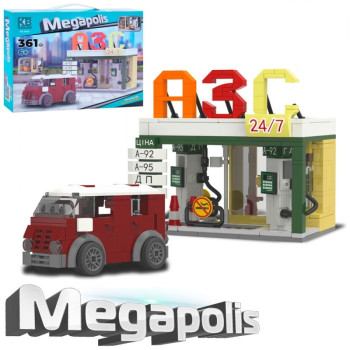 Конструктор ігровий Limo Toy АЗС KB-4004 361 деталь