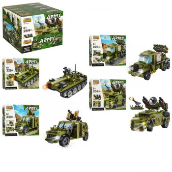 Конструктор Limo Toy Військовий транспорт KB-175 4 шт/уп