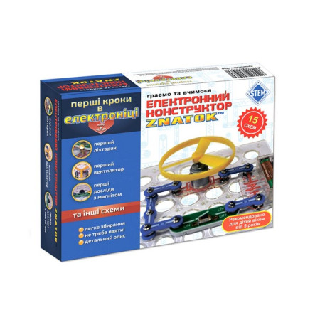 Електронний конструктор Znatok REW-K060 15 схем