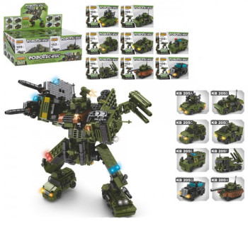 Конструктор Limo Toy Військовий транспорт KB-205 8 шт/уп