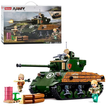 Ігровий конструктор Sluban Army Танк M38-B1110 715 деталей