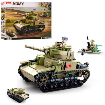 Конструктор Sluban Військовий танк M38-B0711 463 деталі