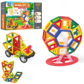 Конструктор магнітний Limo Toy KB-1002 79 деталей