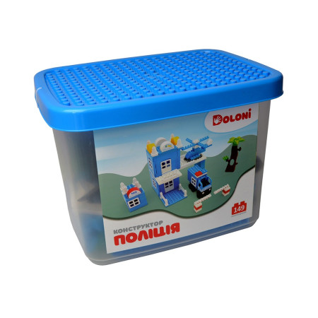 Конструктор ігровий Doloni Toys Поліція 013888-36 149 деталей