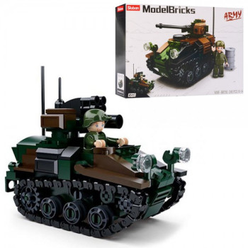 Конструктор Sluban Військовий танк M38-B0750 245 деталей
