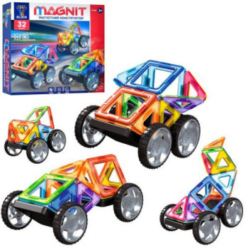 Конструктор магнітний Limo Toy BT005 32 деталі