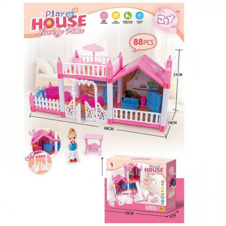 Ляльковий будиночок DSJ588-16 88 деталей