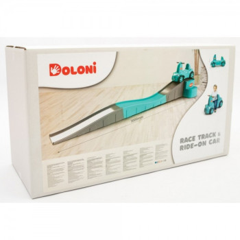 Толокар-каталка зі спуском Doloni Toys 01491/2 блакитний
