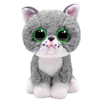 М'яка іграшка TY Beanie Boos Сірий кіт 36581 15 см