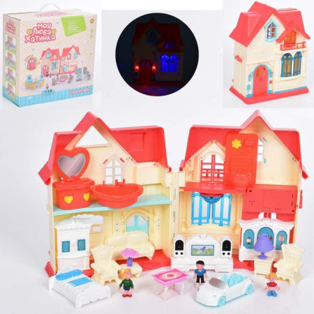 Ігровий набір Limo Toy Будиночок WD-932D 48х31 см Ігровий набір Limo Toy Будиночок WD-932D 48х31 см