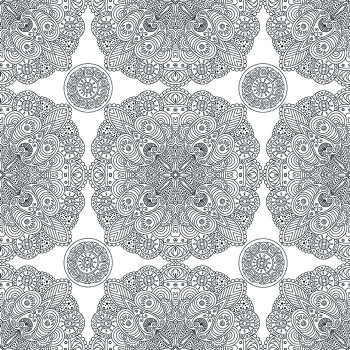 Шпалери-розмальовки Мандала (3шт) 60*60 C-60011