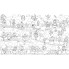 Шпалери-розмальовки Долина сердечок 60*100 C-100009 Шпалери-розмальовки Долина сердечок 60*100 C-100009