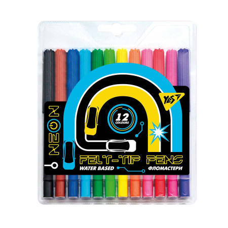 Набір фломастерів YES Ultrex 650481 12 кольорів