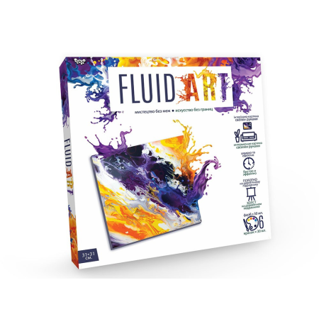 Набір творчої творчості Danko Toys Fluid Art FA-01-01-02-03-04-05 Набір творчої творчості Danko Toys Fluid Art FA-01-01-02-03-04-05