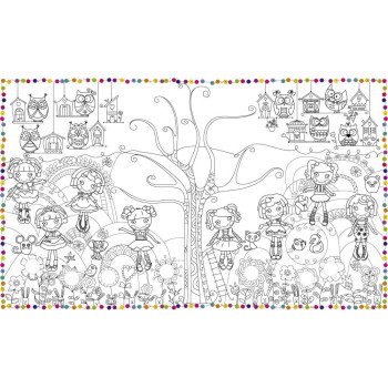 Шпалери-розмальовки Lalaloopsy 60*100 C-100034